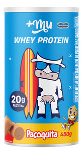 Whey Concentrado Mais Mu Paçoquita | Pote 450g Paçoquita