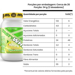 Tasty Whey 3W Gourmet Torta de Limão Adaptogen | 900g