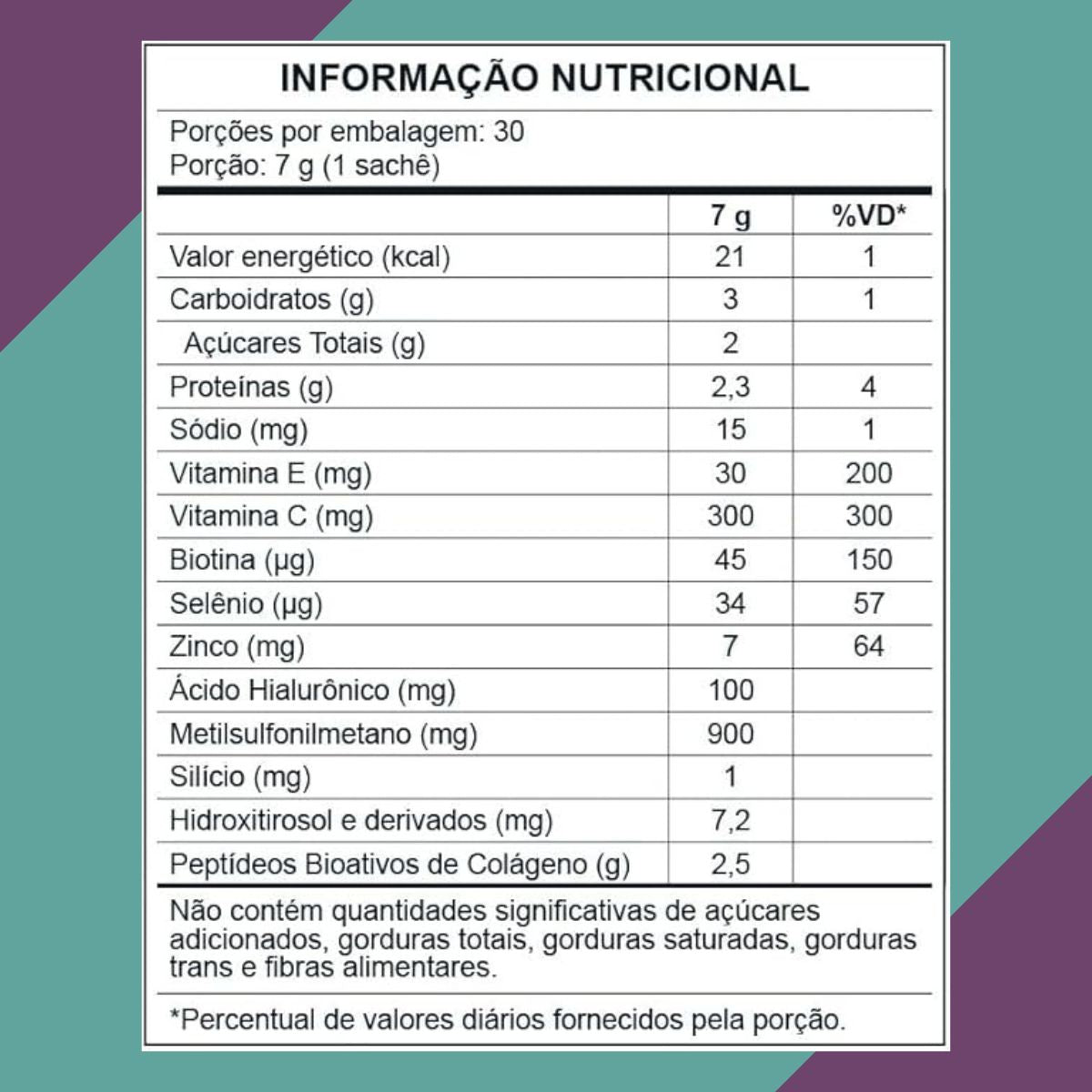 Biocolin Collagen 7g Blueberry e Açaí Central Nutrition | 30 sachês