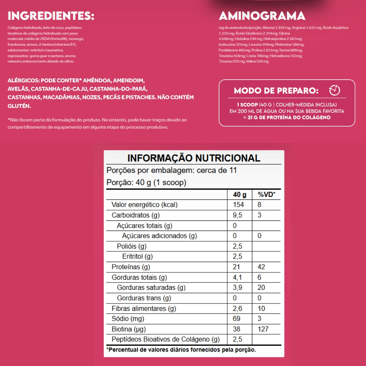 Collagen Protein Berries Silvestres Puravida | 450g