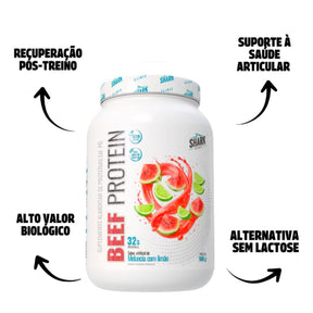 Whey Beef Protein Sabor Melancia com Limão Shark Pro | 900g