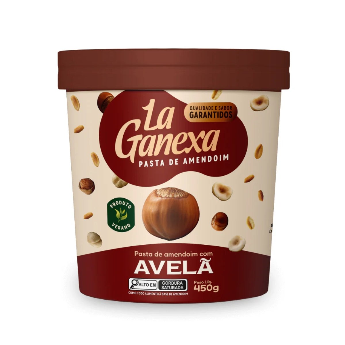 Pasta de Amendoim com Avelã La Ganexa | 450g