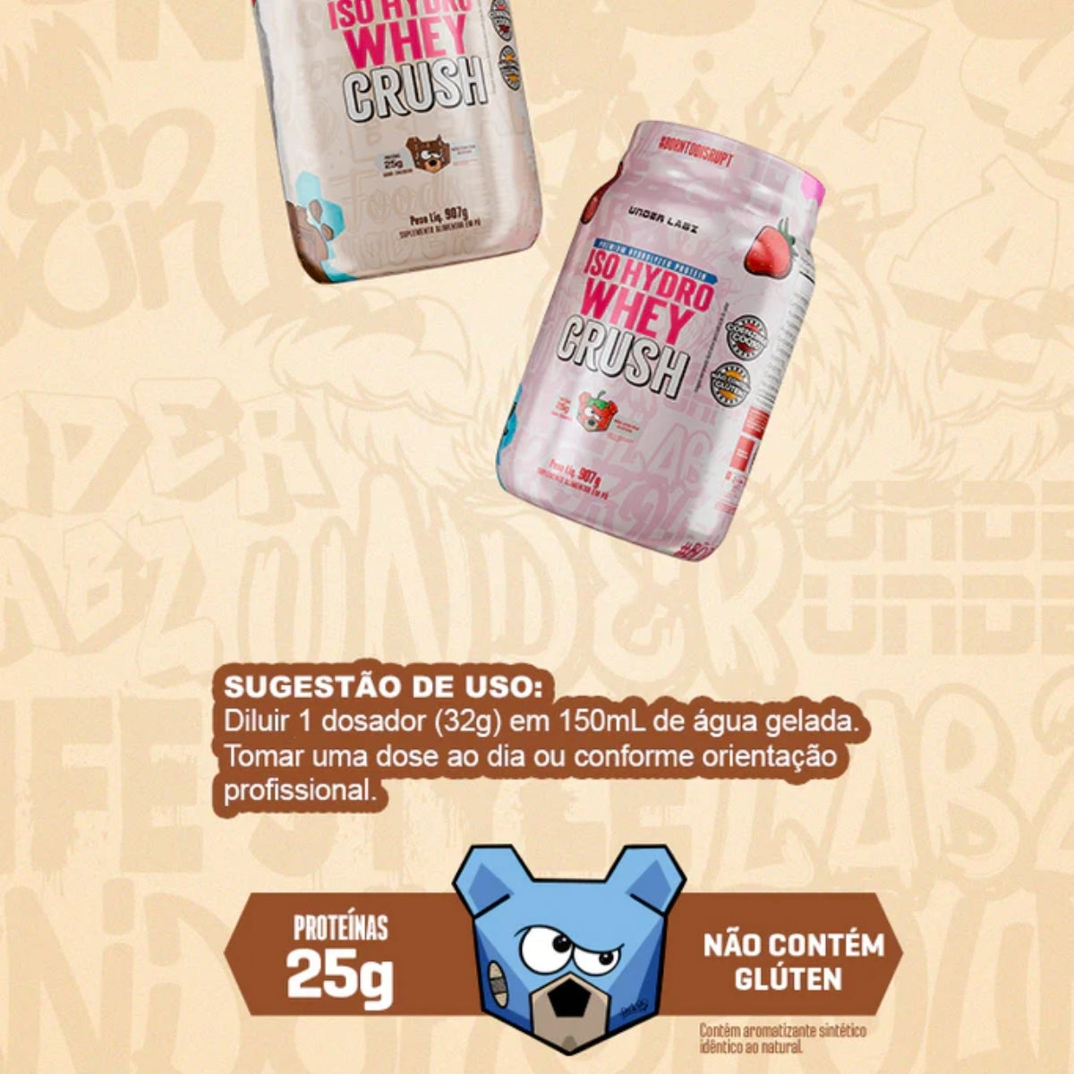 IsoHydro Whey Crush Doce de Leite Under Labz | 907g