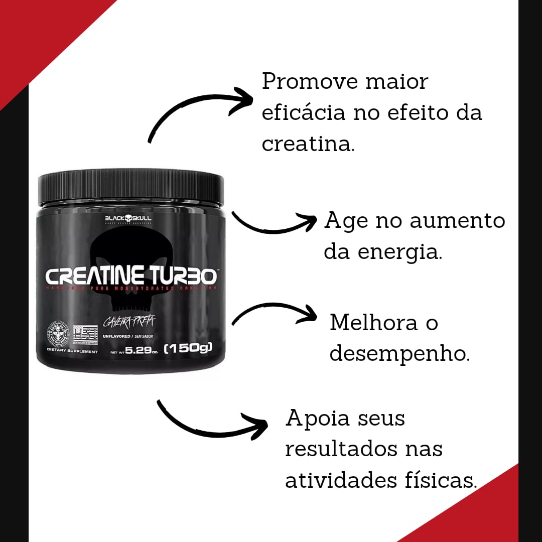 Creatina Creatine Turbo Black Skull | 150grs