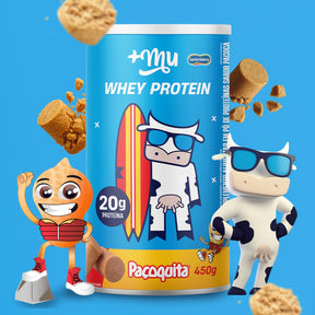 Whey Concentrado Mais Mu Paçoquita | Pote 450g Paçoquita