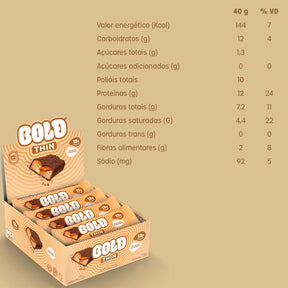 Barrinha Bold Thin Caramelo e Amendoim | 12x40g
