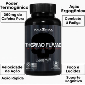 Thermo Flame Cafeína Black Skull | 60 tabletes