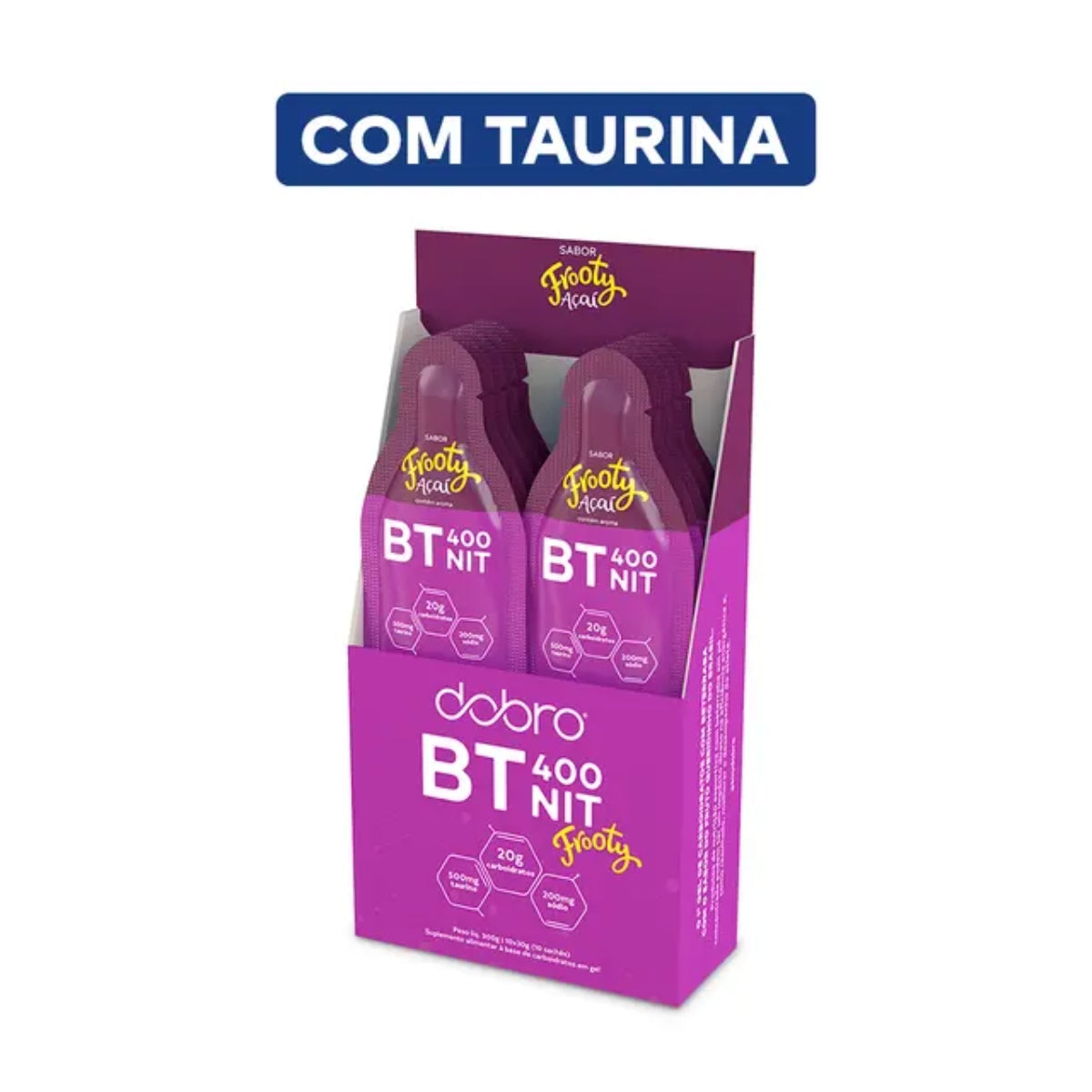 BT 400 Nitrato Gel Sabor Frooty Açaí Dobro | 10x30g