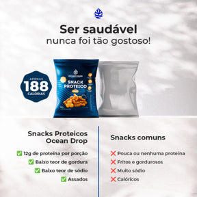 Snack Proteico Sabor Lemon Pepper Ocean Drop | 40g