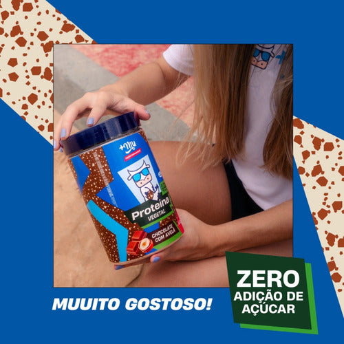 Proteína Vegetal Chocolate Com Avelã 450g Chocolate Com Avela