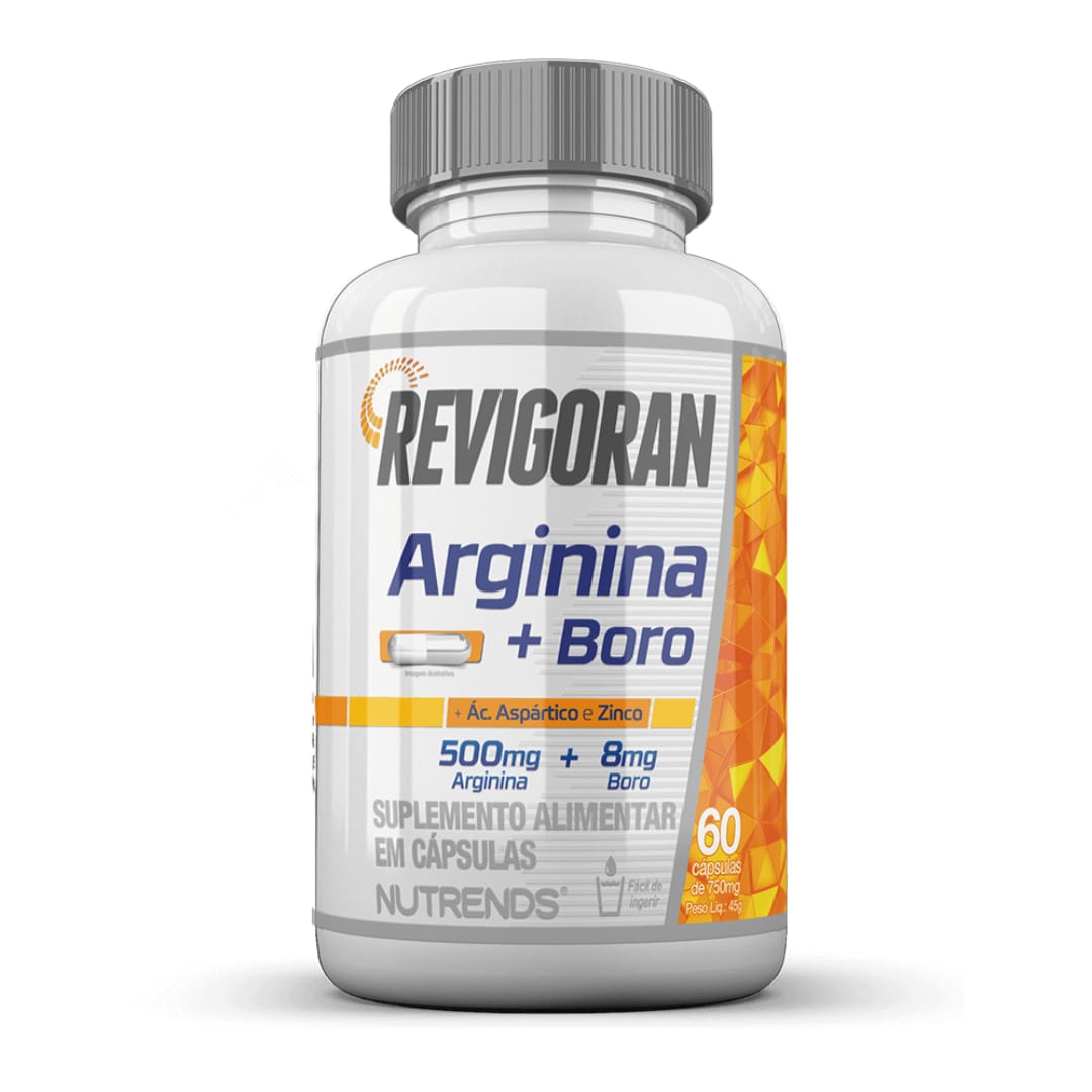 Revigoran Arginina + Boro Nutrends | 60 cápsulas