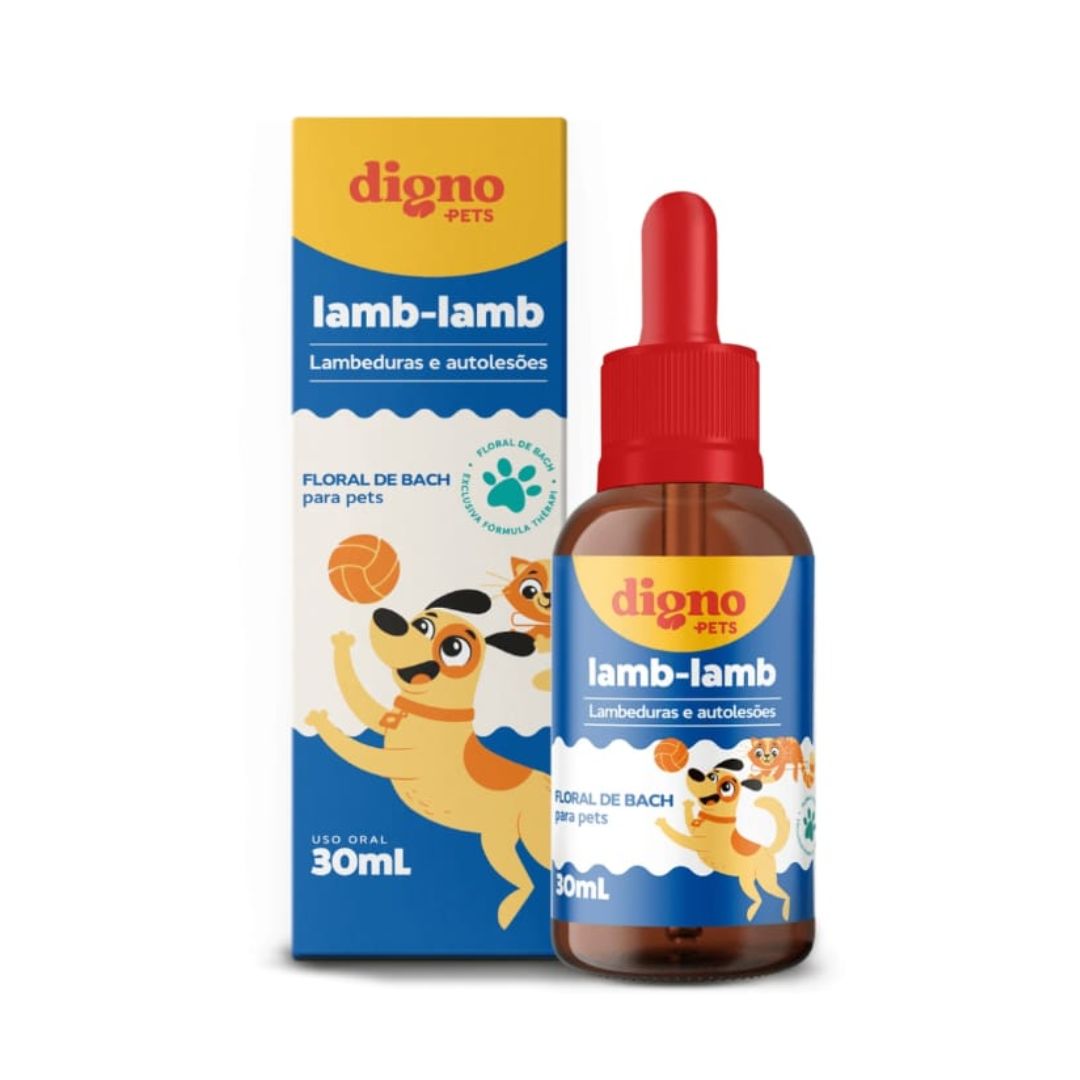 Floral Pet Lamb Lamb | Fase De Lambedura Automutilação E Vícios | 30ml