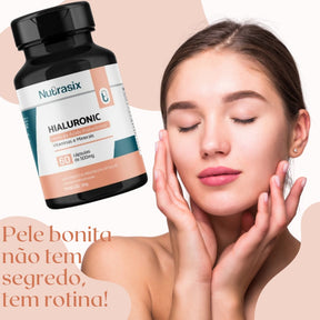 Hialuronic Ácido Hialurônico 100mg Nutrasix | 60 cápsulas