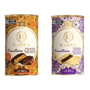 Kit | 2x Biscottino Caramelo Salgado e Chocolate Branco | Haoma
