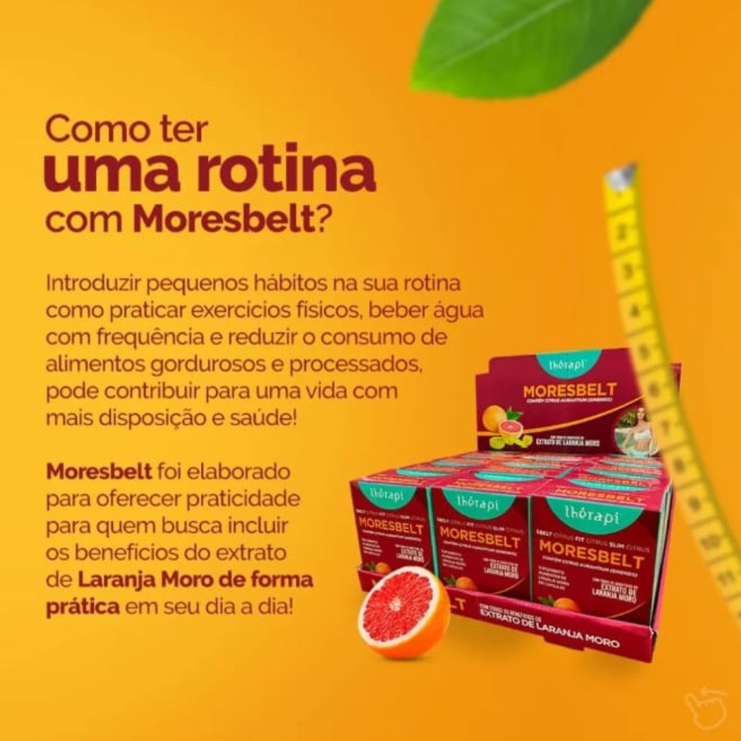 Moresbelt com Extrato De Laranja Moro Thérapi | 60 cápsulas