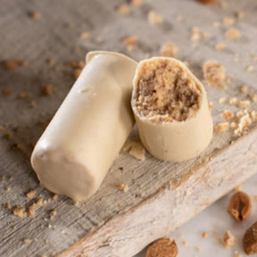 Paçoca de Amendoim Com Chocolate Branco Haoma | 270g Lata