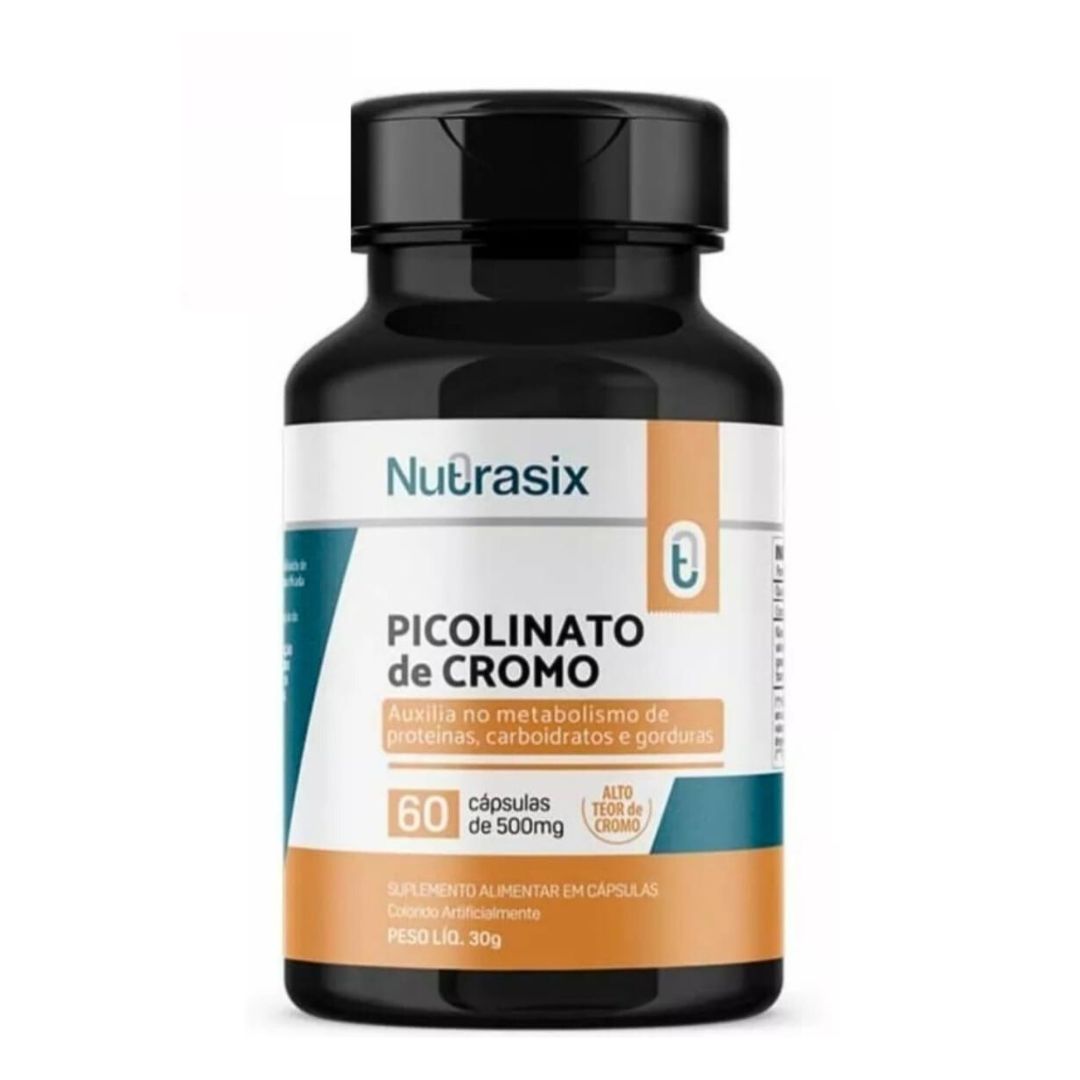 Picolinato De Cromo Nutrasix | 60 cápsulas