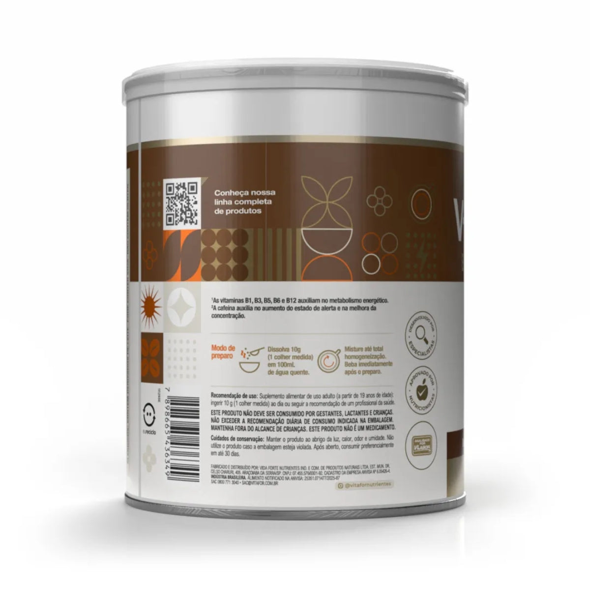 V-Coffee Original Vitafor | Lata 220g