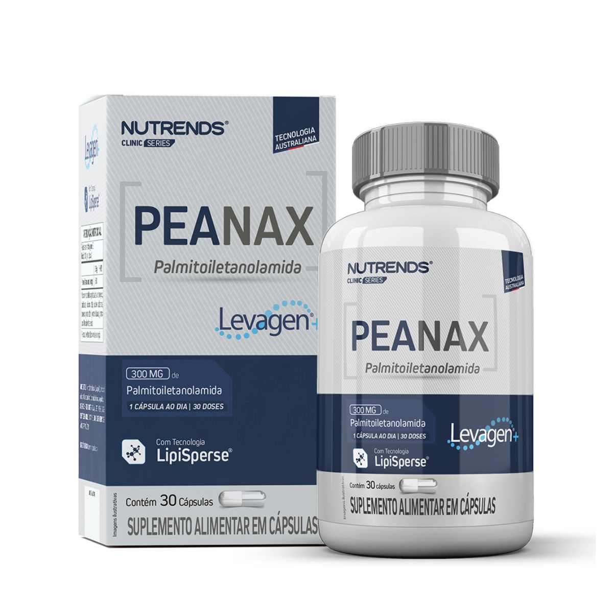 Peanax PALMITOILETANOLAMIDA Levagen Nutrends | 30 Cápsulas