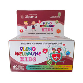Pleno Wellmune Kids Sabor Tutti-Frutti | 60 Comprimidos Mastigáveis