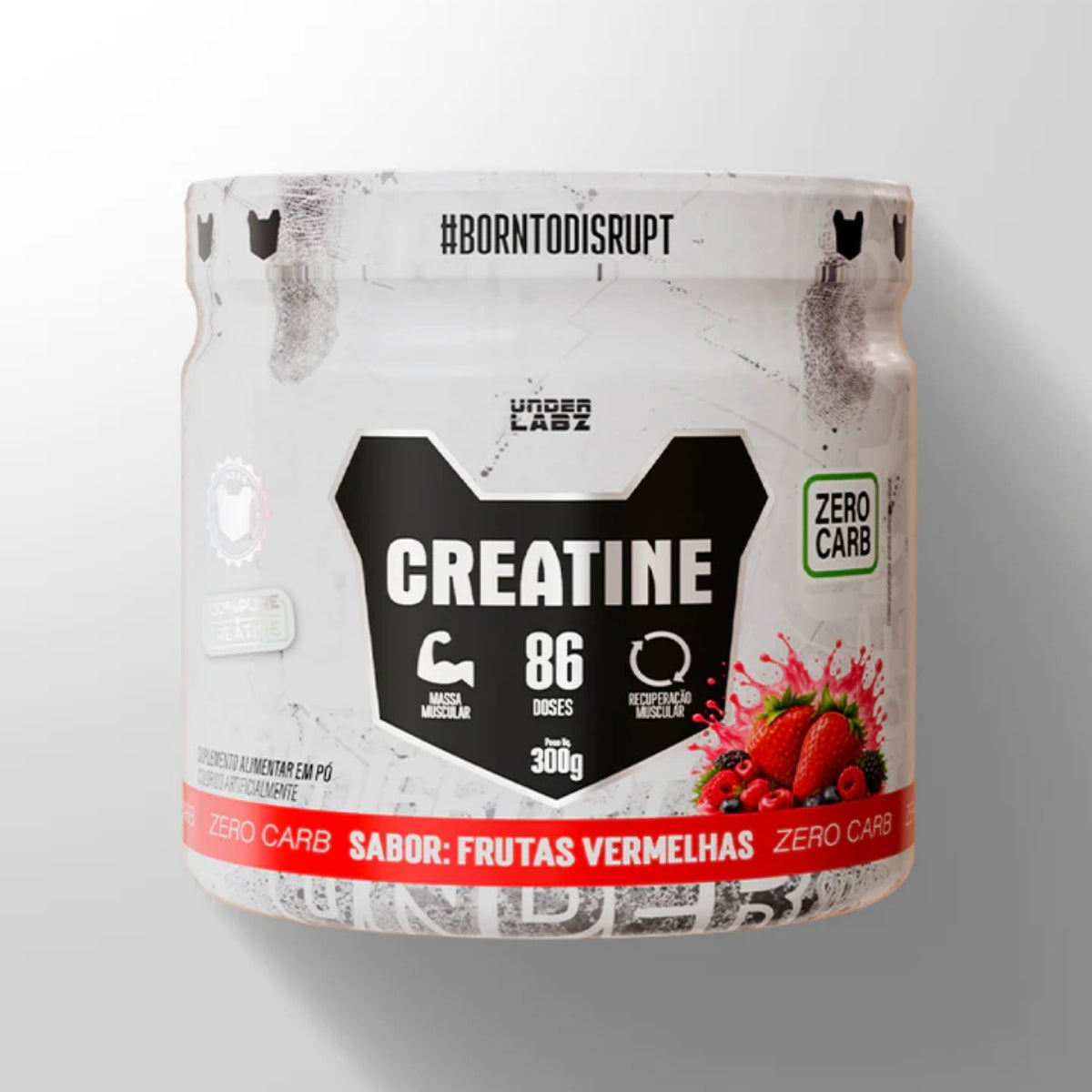 Creatine Creatina Sabor Frutas Vermelhas Under Labz | 300g