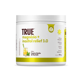 Magnésio + Inositol Relief 3.0 Capim LImão, Hortelã e Erva Doce True | 350g
