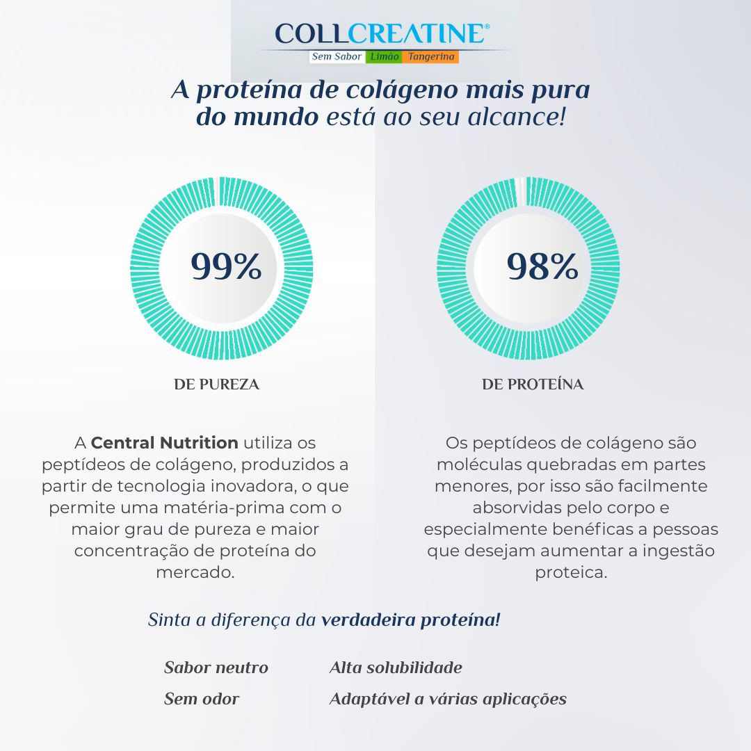 COLLCREATINE® Sabor Tangerina Central Nutrition | 500g