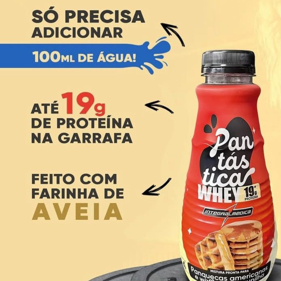Mistura para Panquecas Americanas e Waffles Integralmedica Sabor Baunilha | 100g
