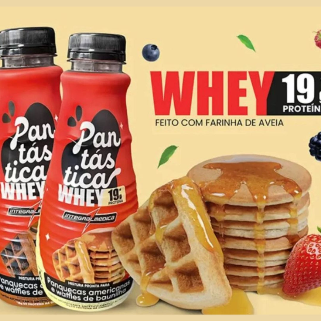 Mistura para Panquecas Americanas e Waffles Integralmedica Sabor Chocolate | 100g
