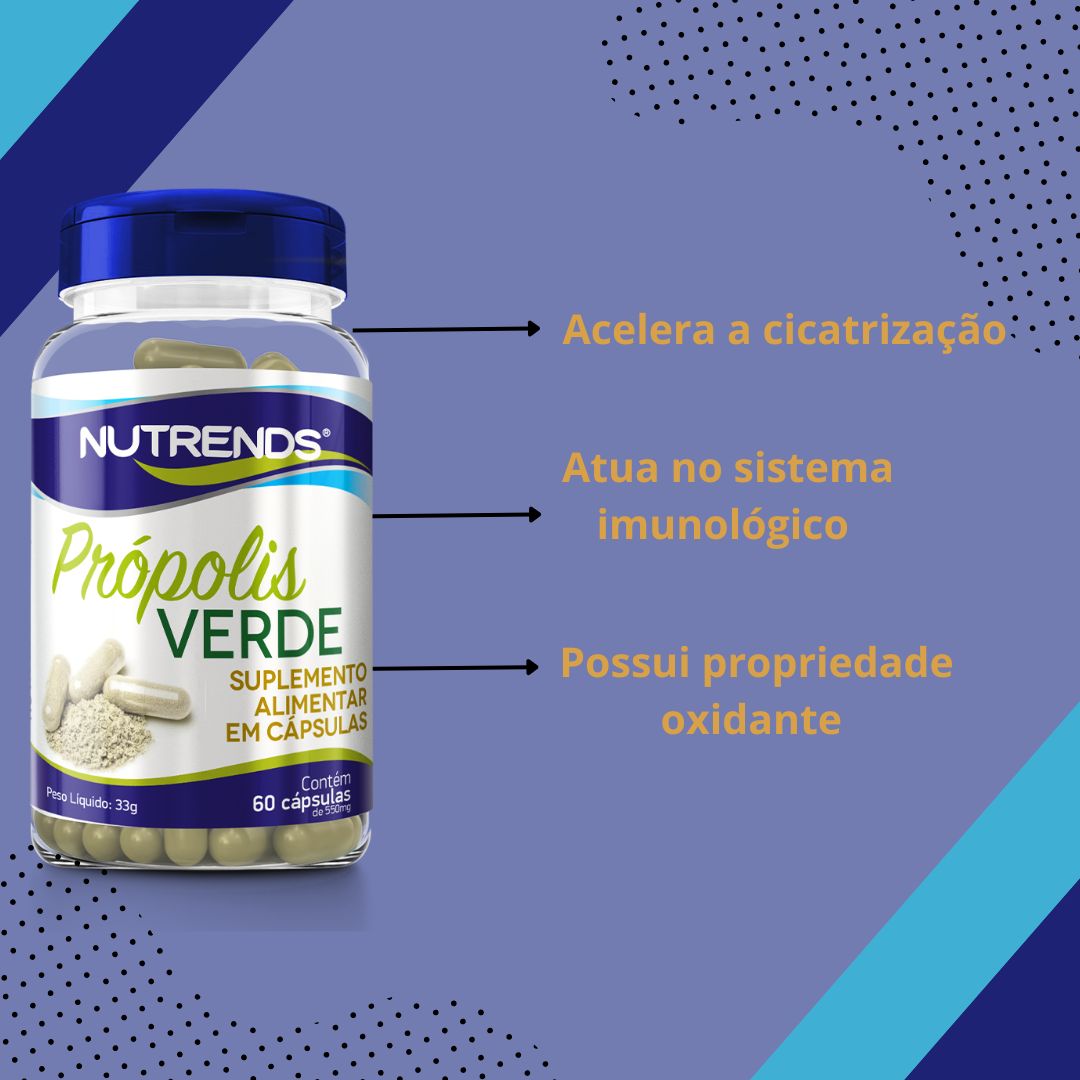 Própolis Verde Nutrends | 60 cápsulas
