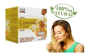 Chá Misto Camomila, Laranja E Mel 10 Sachês Chá Mais