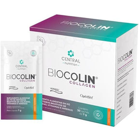 Biocolin Collagen 7g Tangerina Central Nutrition | 30 sachês
