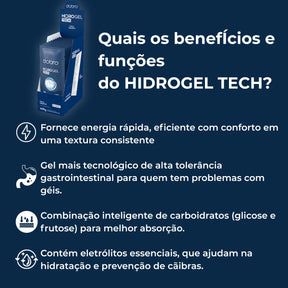 Hidro Gel Dobro Neutro com Cafeína | 10x40g
