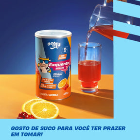Nitrato Exquenta Sem Cafeína Laranja e Acerola Mais Mu | 450g