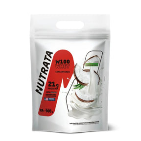 W100 Whey Concentrado Creme de Coco Nutrata | Refil 900g