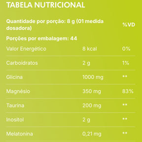 Magnésio + Inositol Relief 3.0 Capim LImão, Hortelã e Erva Doce True | 350g