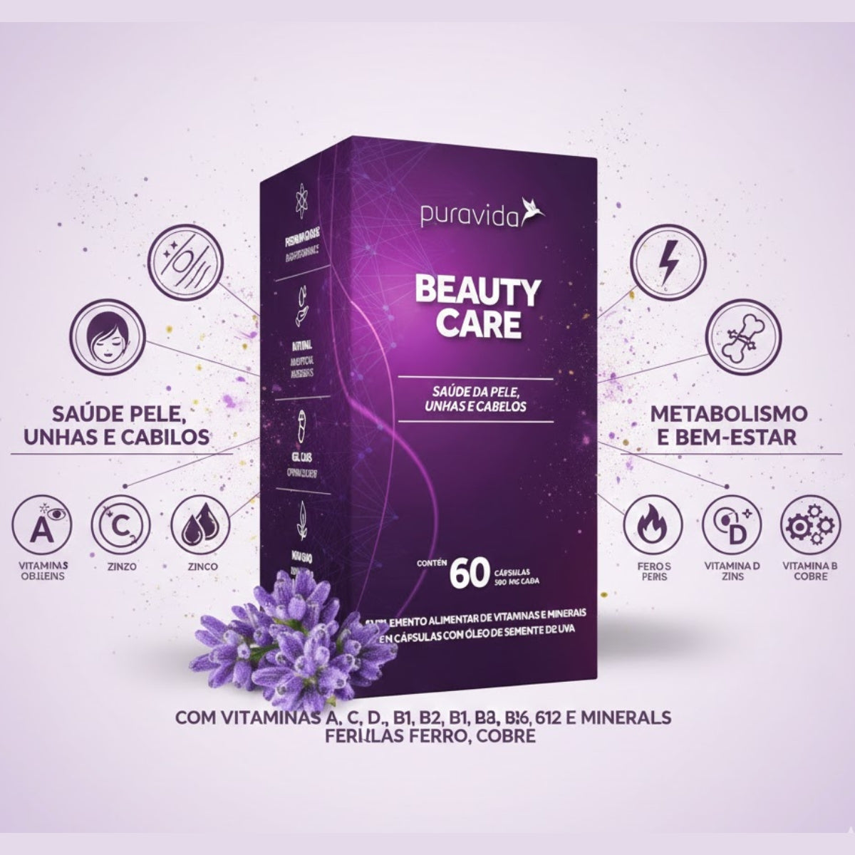 Beauty Care Puravida | 60 cápsulas