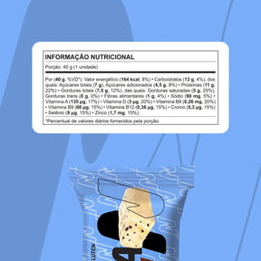 Barra de Proteína Whey Grego Cookies e Cream Nutrata | 12x40g