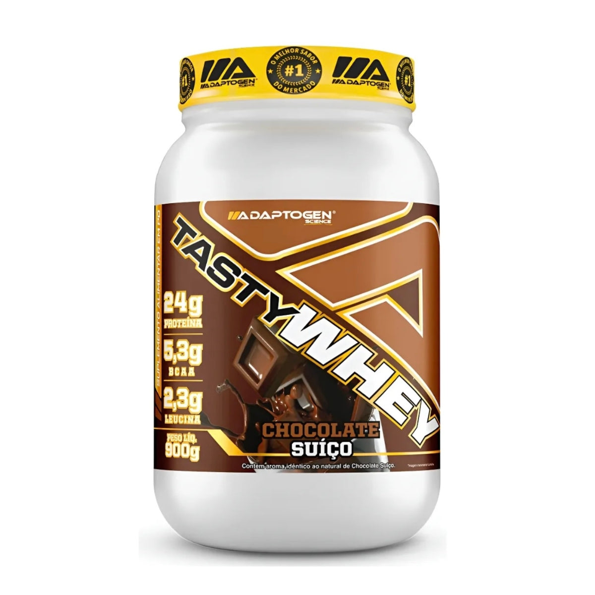 Tasty Whey 3W Adaptogen Sabor Chocolate Suiço | 900g