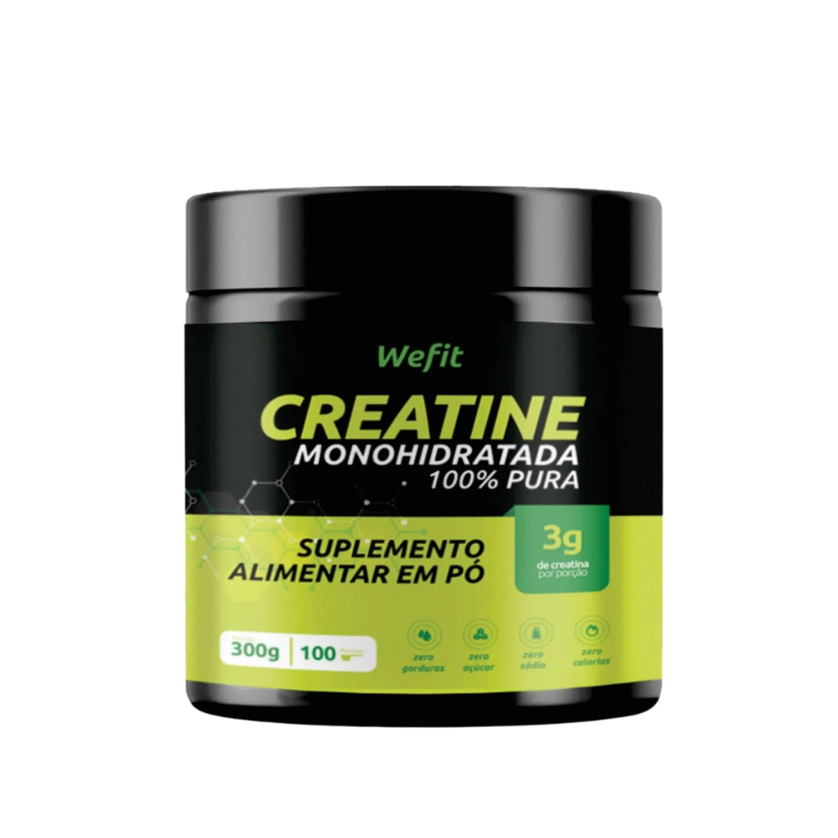 Creatina Monohidratada 100% Pura Wefit | 300g