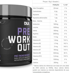 Pre Workout Dux Pré Treino Sabor Mango Twist | 300g