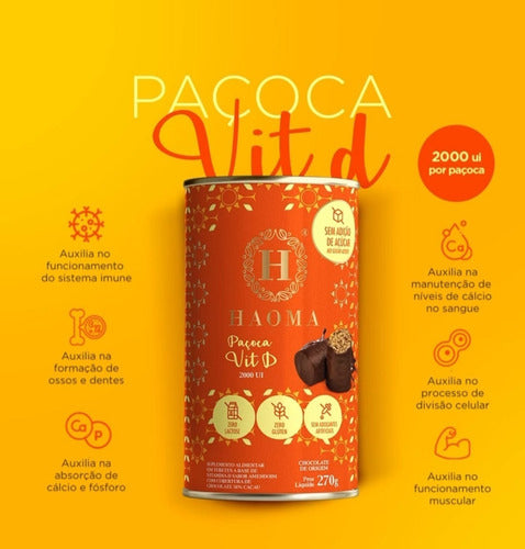 Kit | 2x Paçocas Vit D e Beauty com Ácido Hialurônico | Haoma
