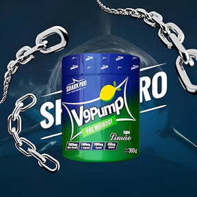 Pré Treino V9 Pump Refrigerante Limão Shark Pro | 300g