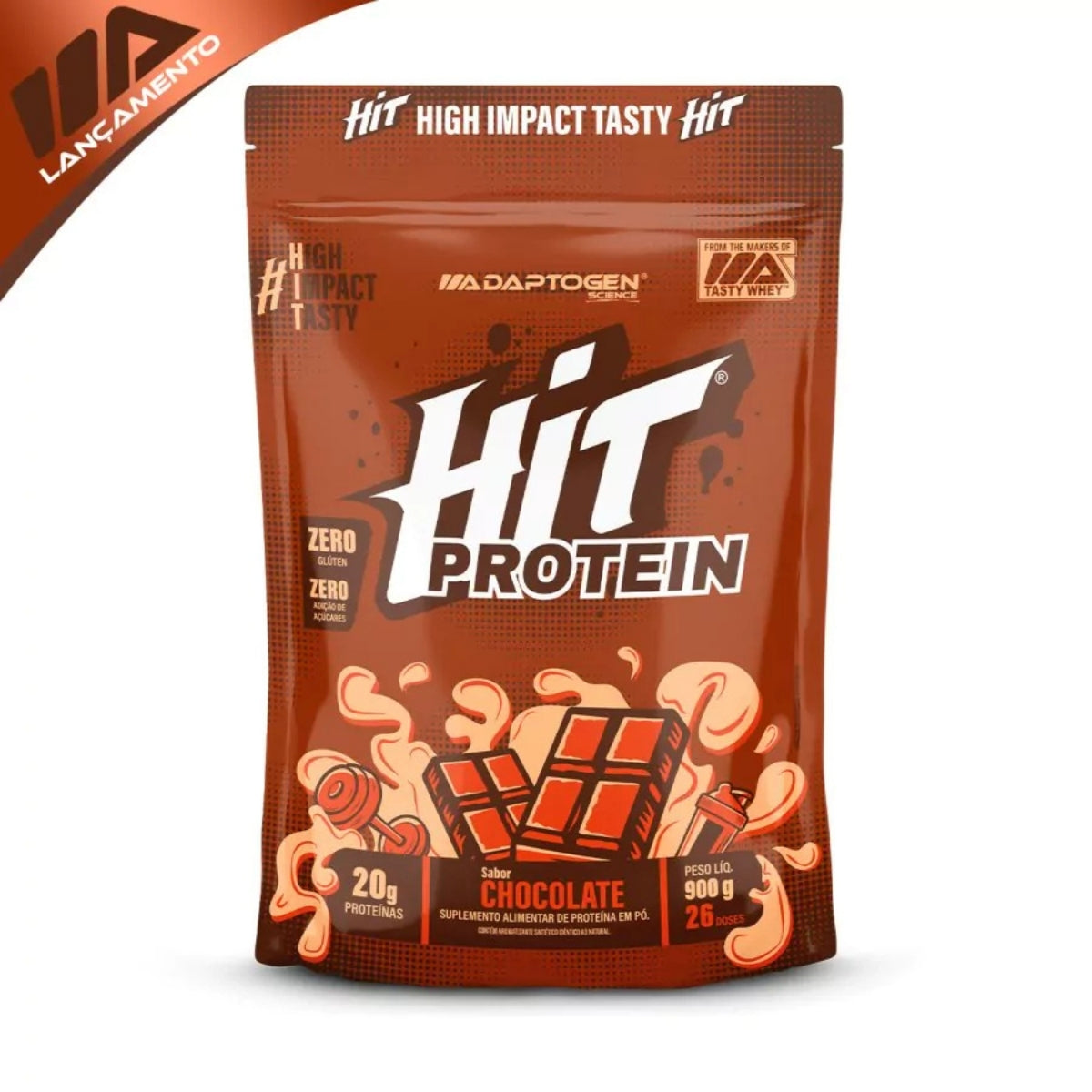 Hit Protein Chocolate Adaptogen | Refil 900g
