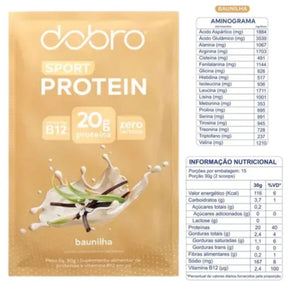 Sachê Proteína Baunilha Dobro | Unitário 30g