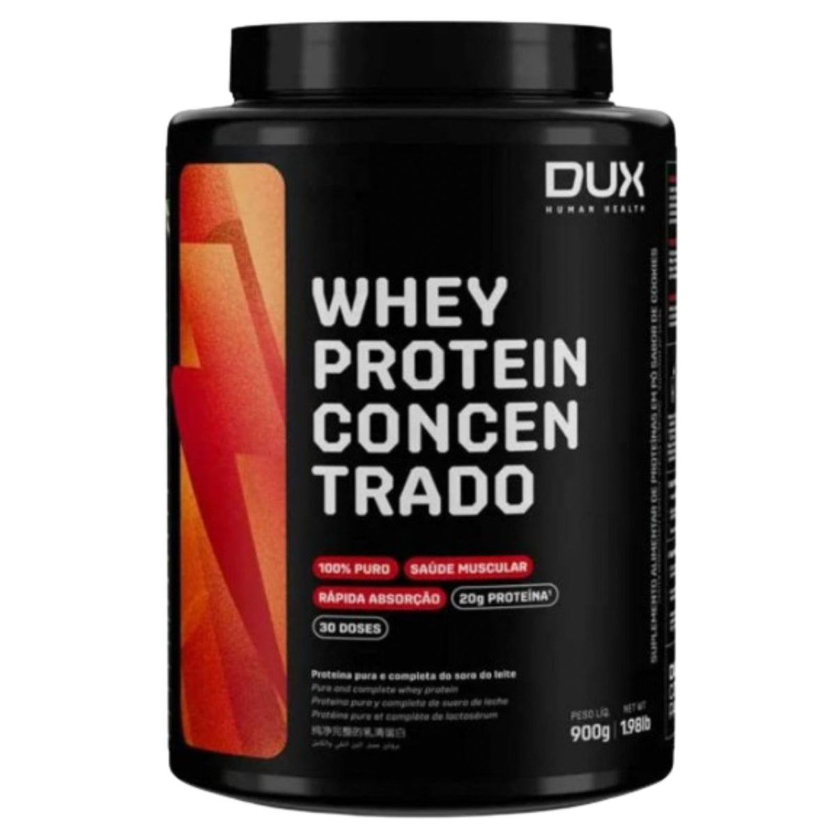 Whey Protein Concentrado Dux Human Health Chocolate | 900g