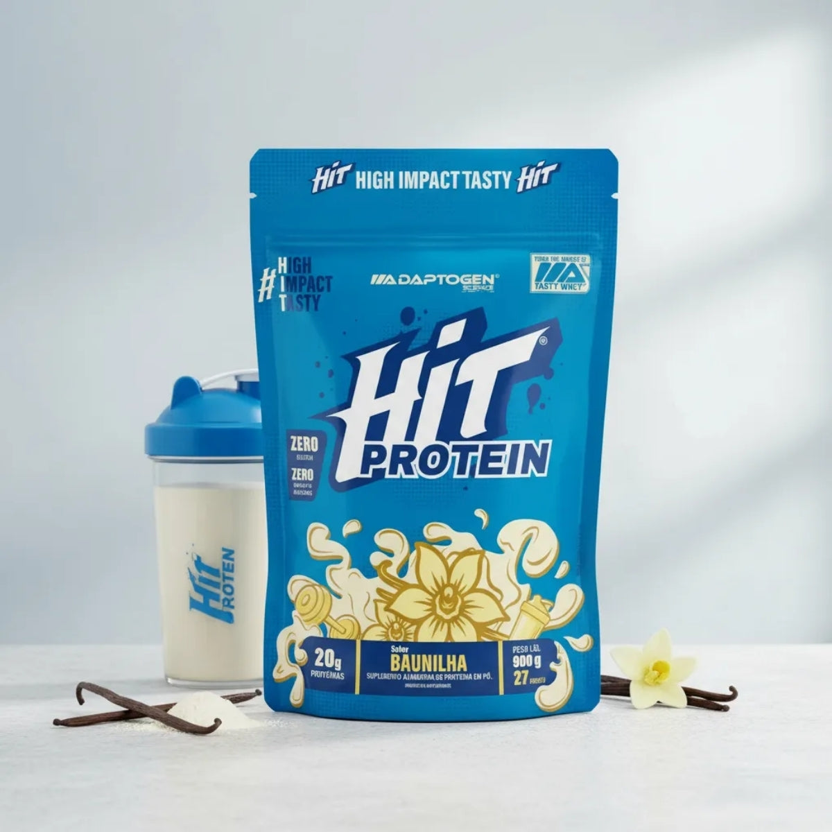 Hit Protein Baunilha Adaptogen | Refil 900g