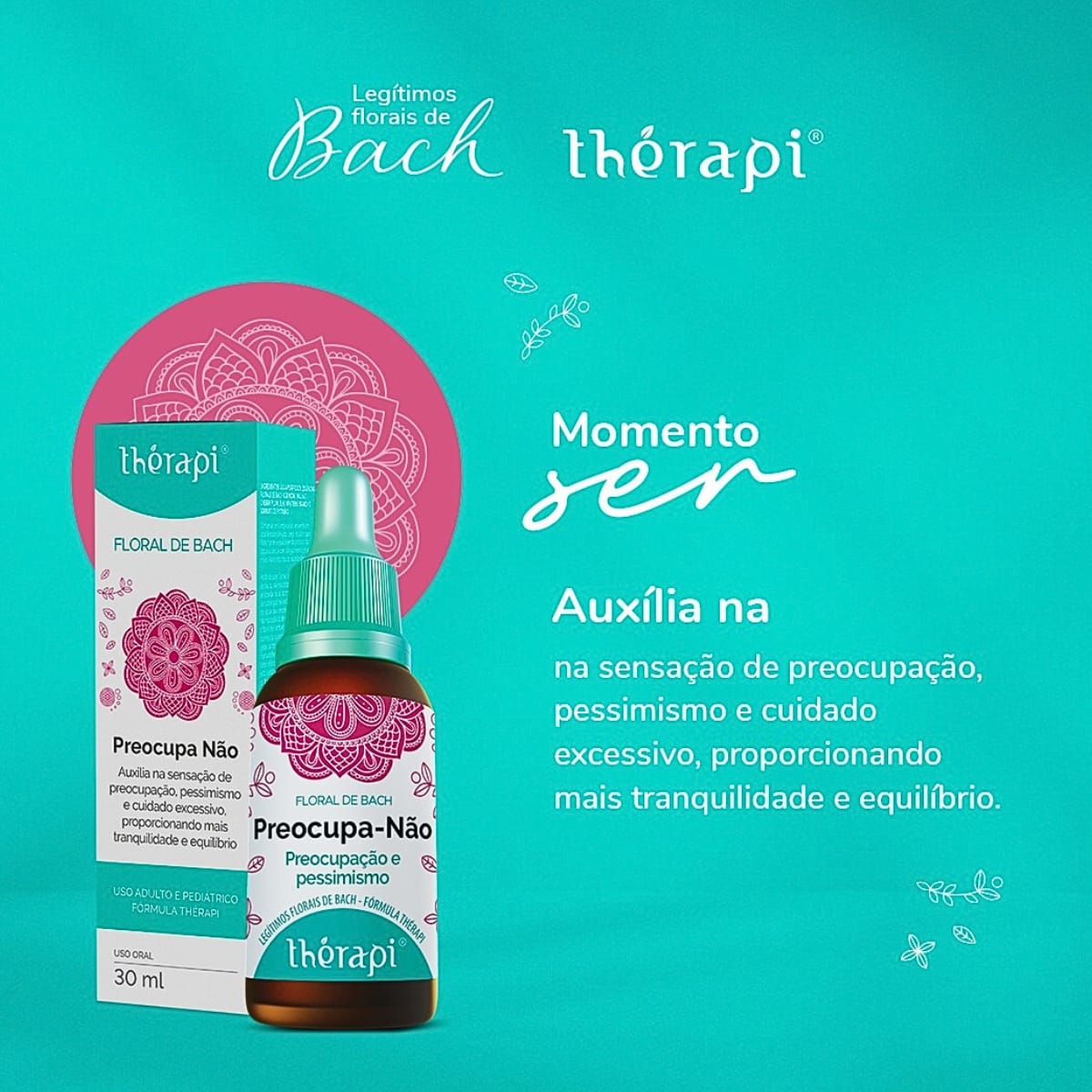 Floral de Bach Preocupa Não Thérapi | 30ml