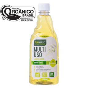 MultiUso Biodegradável Sem Enxágue Capim Limão Biowash | Refil 650ml