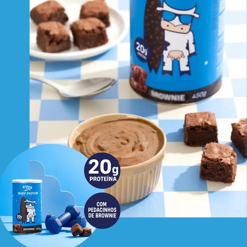 Whey Concentrado Mais Mu Brownie | Pote 450g